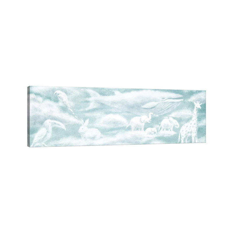 Cloud Animal Endpapers II by Terry Fan - Panoramic Gallery-Wrapped Canvas Giclée on Canvas, Canvas