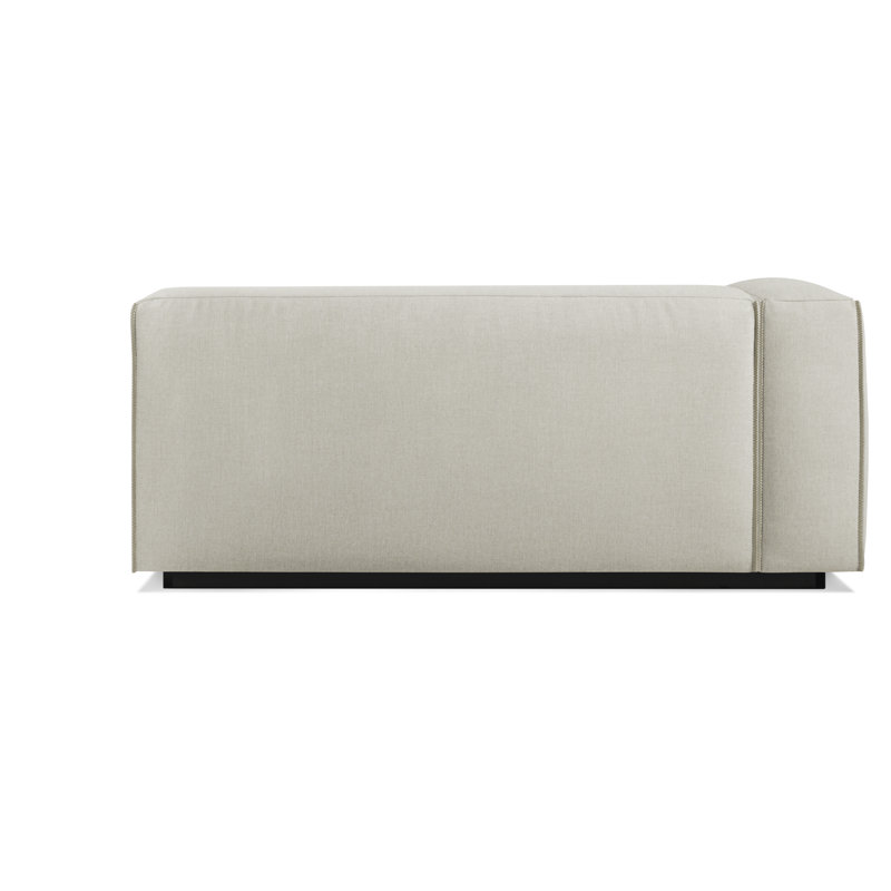 Cleon Chaise Lounge, Maharam Meld in Panda, Left Hand Facing