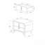 Table de chevet beige Nora