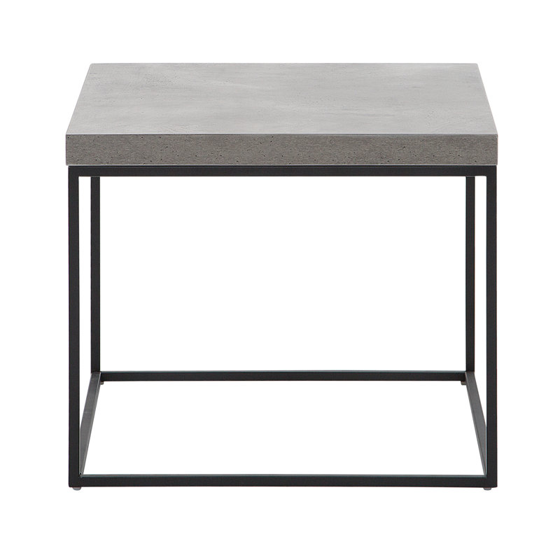 Oberle Frame End Table, Grey