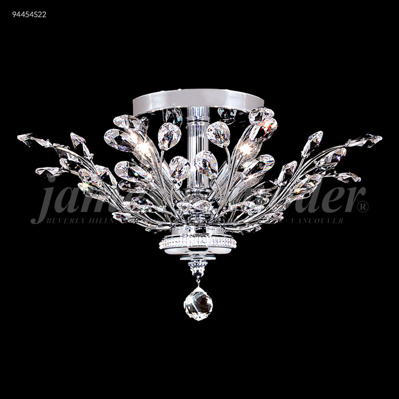Plafonnier encastré Florale Collection, Argent