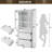 Modern High Freestanding Tall Bathroom Cabinet-58912027