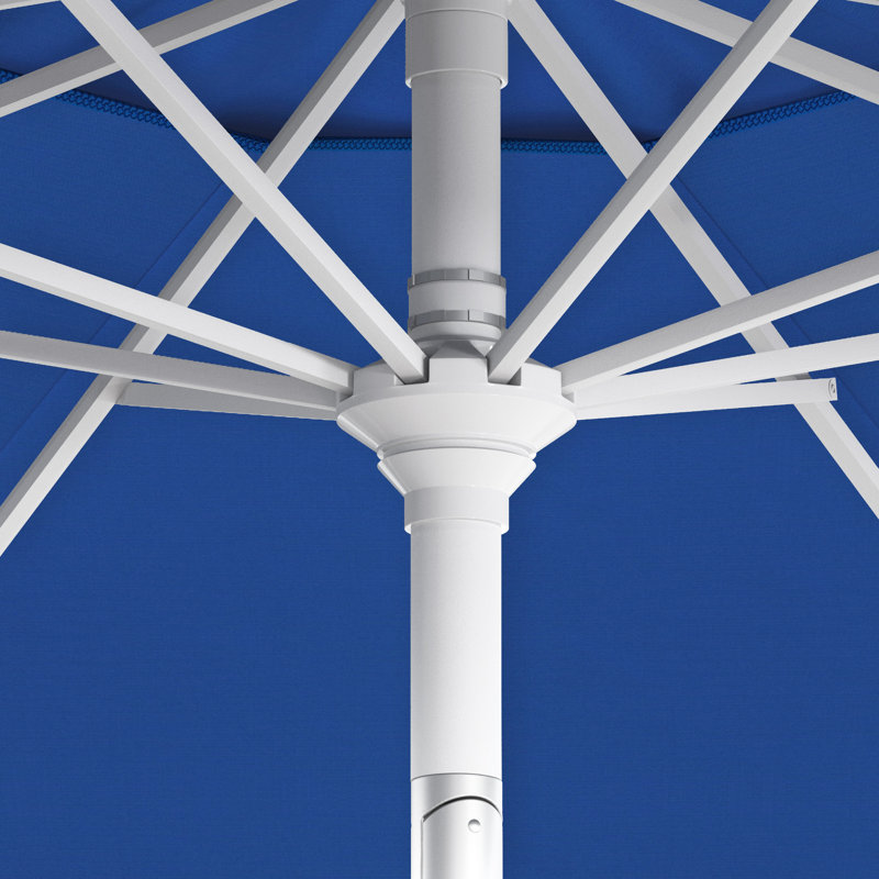 Parasol 9 'Market Sunbrella, Tissu performance bleu royal