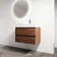 30" Wall Mounted Bathroom Vanity With Resin Sink. Modern Style, 2 Soft Close Drawers. Plywood For Long-Term Use Sink And , Modern. Construction Durability-121360706-121360702