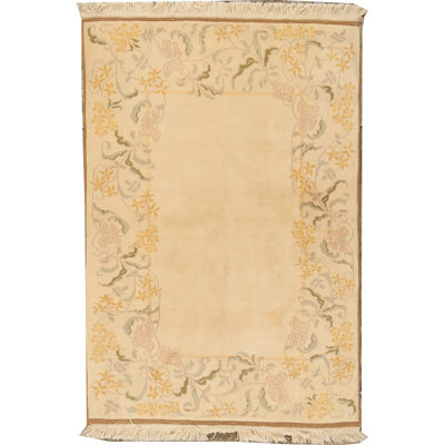 Wool Floral Area Rug