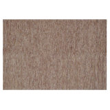 Tikka Striped Hand-Knotted Wool Brown Area Rug