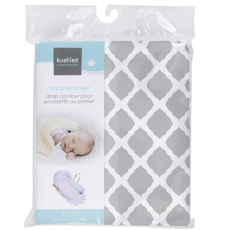Drap en flanelle pour landau Gertie, gris