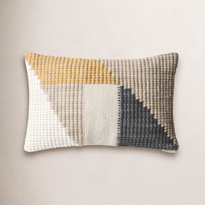 Jazelle 21" x 13" Embroidered Throw Pillow