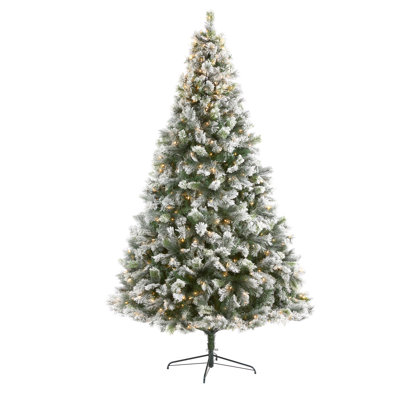 Lighted Artificial Pine Christmas Tree