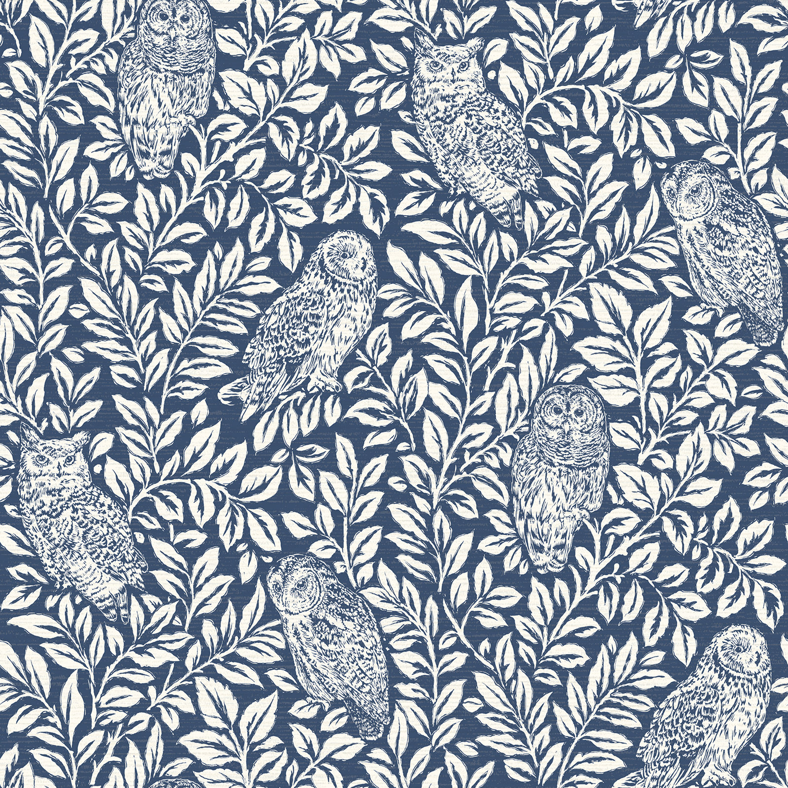 Toby Wallpaper Roll, Navy