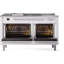 ILVE Professional Plus II 60 in Dual Fuel Range 7 Burner, Griddle, Frenchtop-116068372-116068377