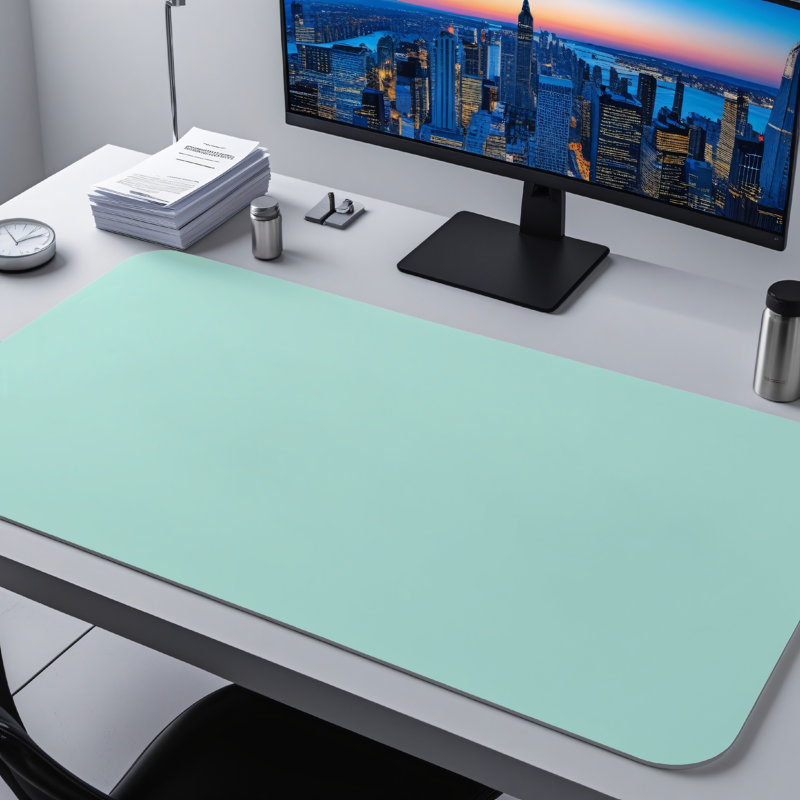 Polyester Desk Pad, 31.5x15.5