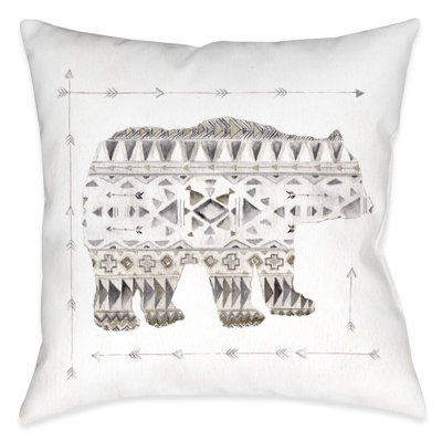 Winter Lodge Throw Pillow