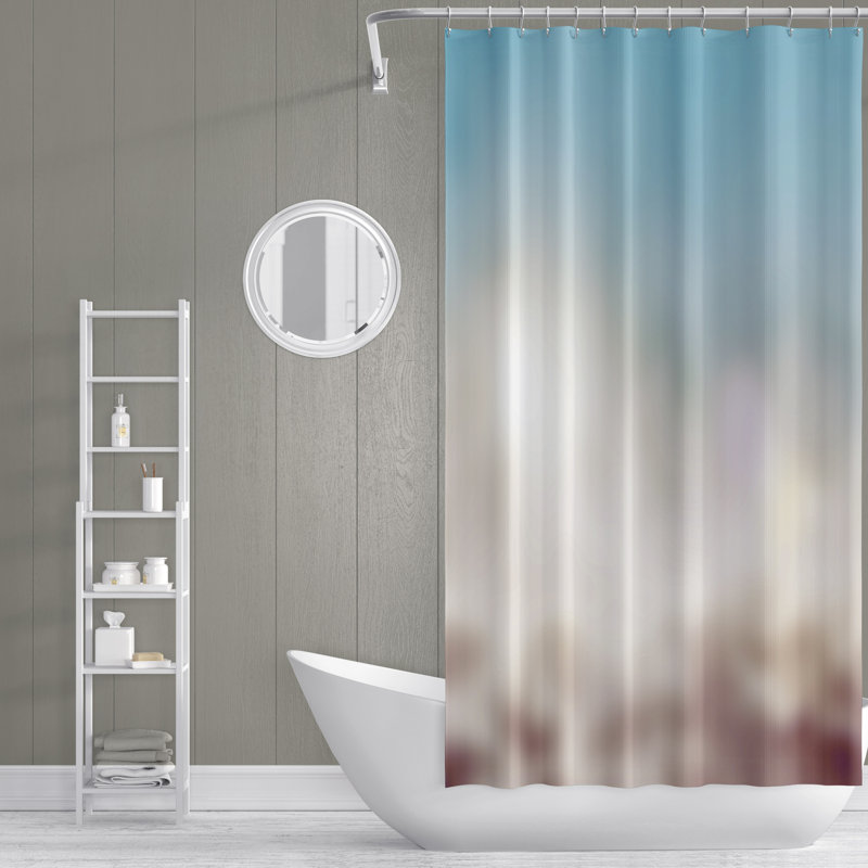 Rideau de douche simple Ombre, H 93 po x l 70 po