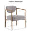 Chaise d'appoint moderne avec structure en fer, chaise de salon douce et confortable pour la chambre à coucher et la salle à manger-1541386922-1541386924