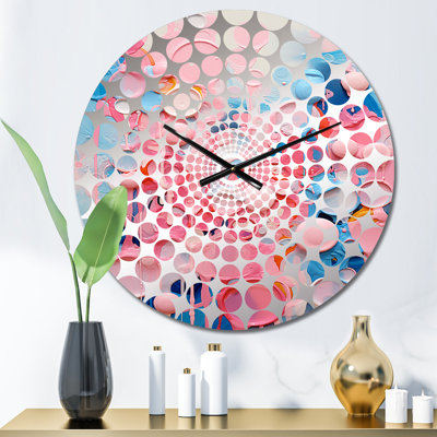 Oloto - Abstract Collages Wall Clock