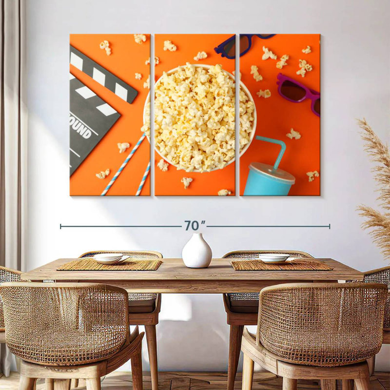 Yarlin Theater Popcorn, 42" H x 65" W