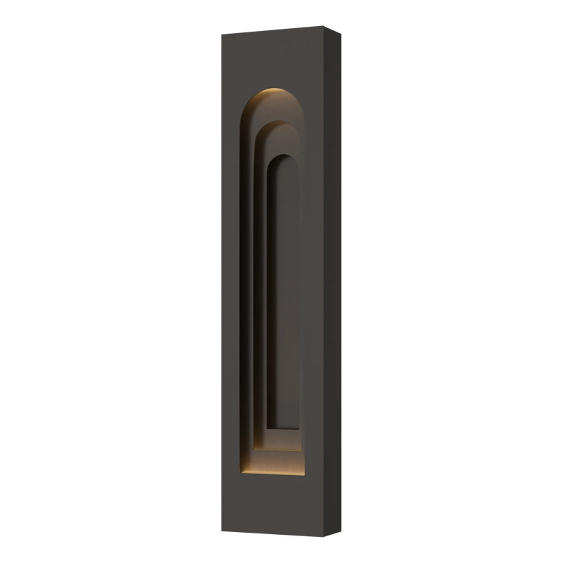 Procession Arch Aluminum Outdoor Flush Mount, 40" H x 9" W x 3.9" D, Coastal Oil Rubbed Bronze, Coastal Oil Rubbed Bronze