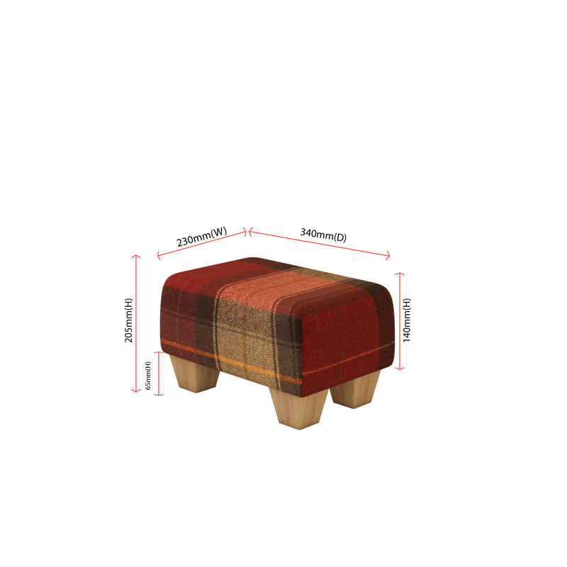 Manufactured Wood Accent Stool, Natural