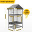 167cm Metal Bird Cage Stand Bird Cage