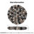MODWOOL 8" Hand-Knit Wool Round Trivet (Pebble Neutrals)-2064636142