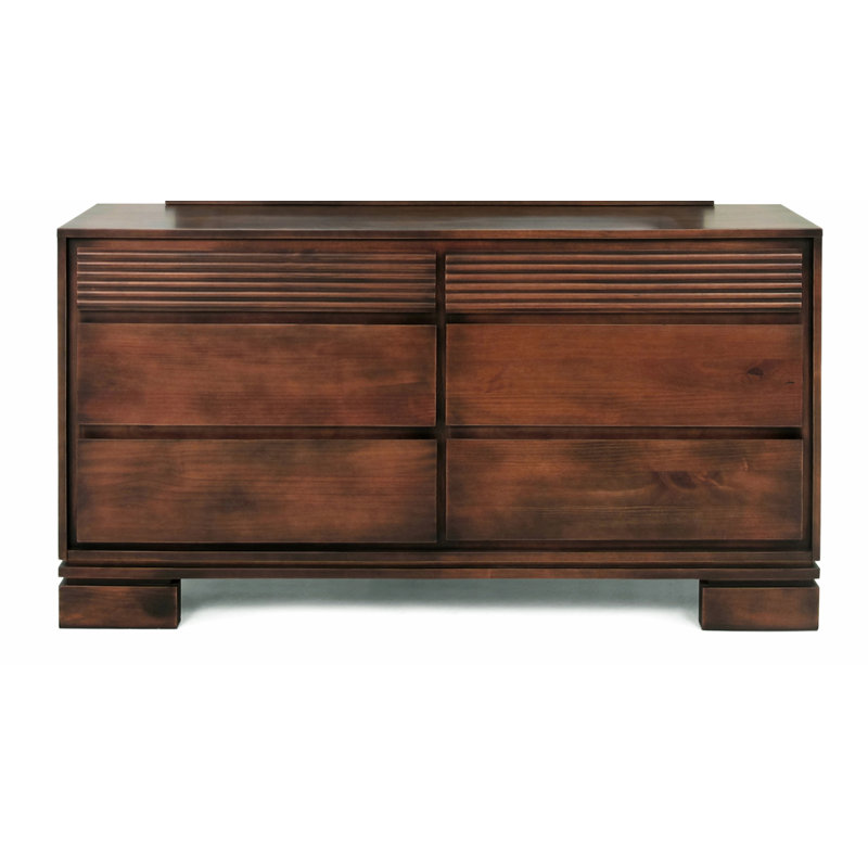 Commode double 6 tiroirs Vienna, Cannelle