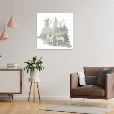 Art contemporain hivernal pin de Woodland