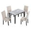 Ensemble de 4 tables et chaises de cuisine moderne-581045517