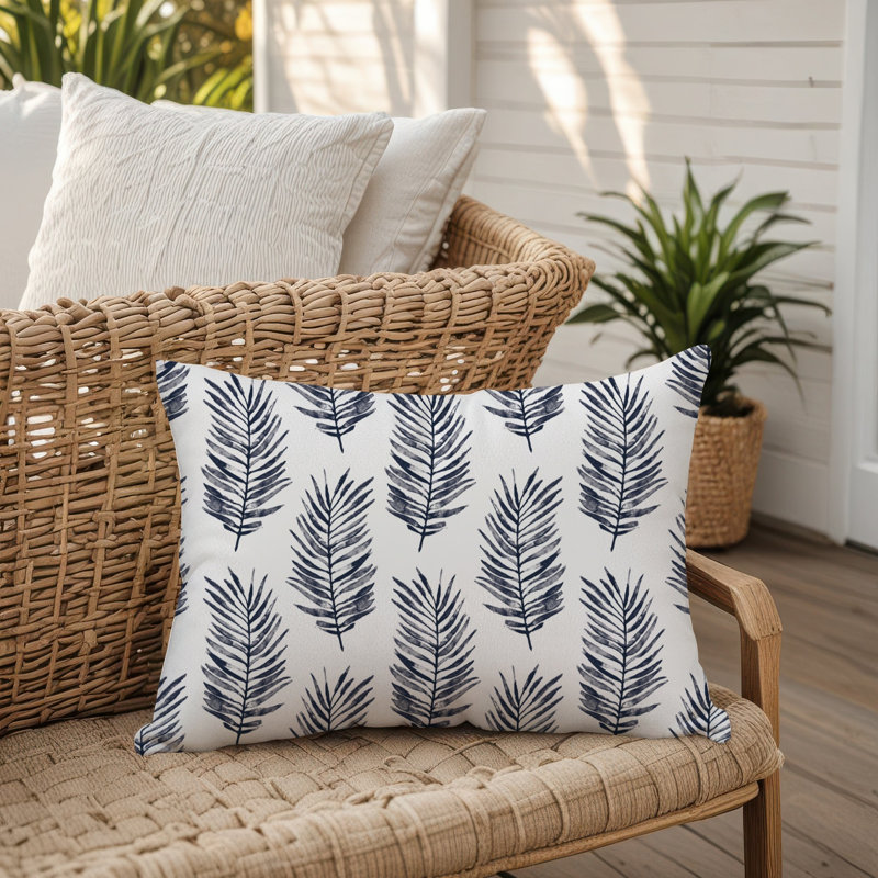 Housse et insert de coussin d'extérieur pour l'extérieur, Bleu marine