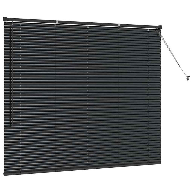 Venetian Blind, Black, 130cm L x 155cm W