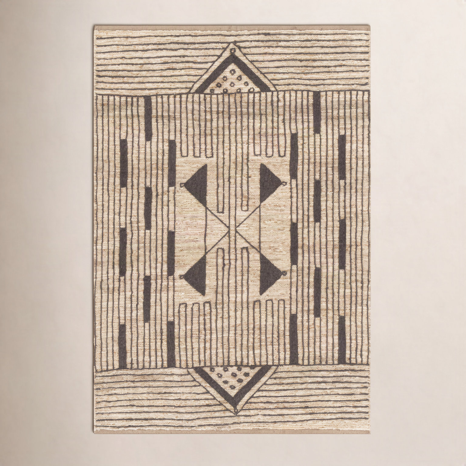 Boman Handmade Rug, Rectangle 2' x 3'