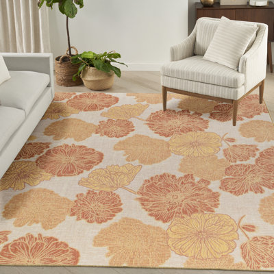 Winston Porter Garden Oasis Tropical Rug