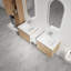 Ensembles de meuble-lavabo double mural multifonctionnel