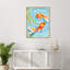 «Golden Pond Dance» par Ohkimiko, reproduction d'art sur toile encadrée