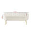 Banc de rangement en velours Elenny-883968031