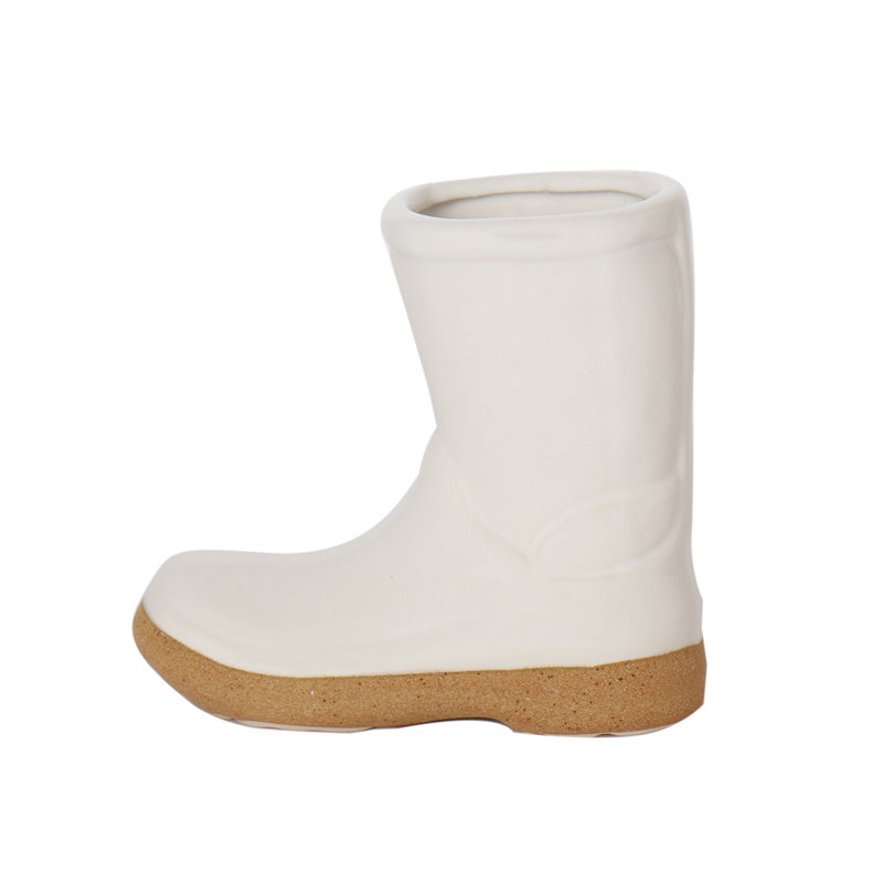 Carlson Ceramic Pot Planter, White