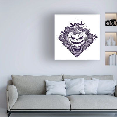Art sur toile citrouille de Rachel