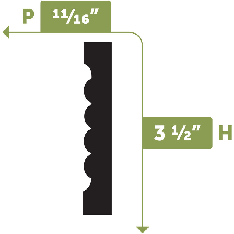 Moulage flexible du boîtier, 3.5"
