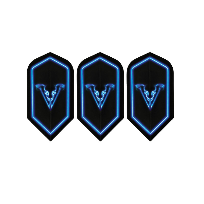 Jeu de fléchettes Viper V Glo, Jaune / Bleu