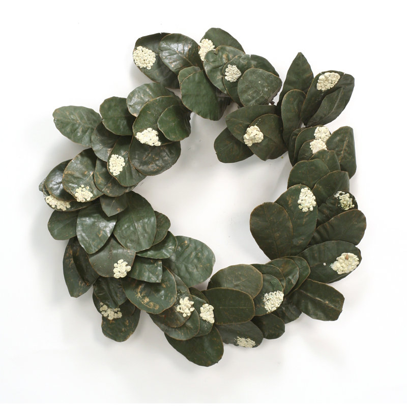 Feuille de laurier artificielle 24" couronne