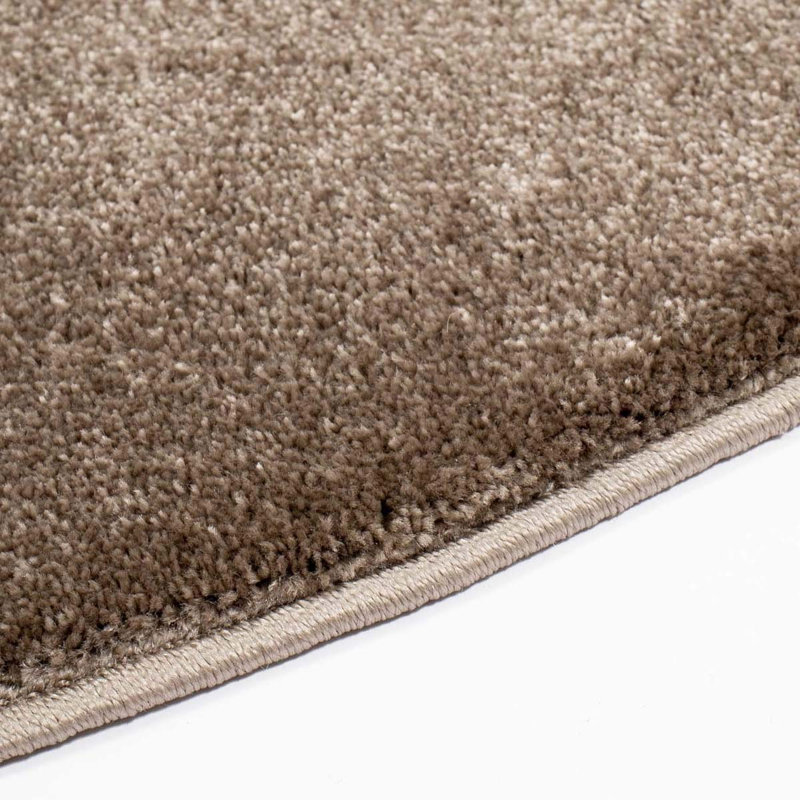 Aaminah Solid Colour Hand Woven Area Rug, Round 150cm
