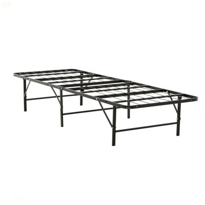 Base de lit en métal, base de lit simple pour chambre d'enfant, chambre d'amis