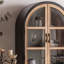 Bois massif + vitrines en verre-120232448