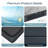 4 Inch Trifold Memory Foam Mattress With Soft Cover-114017409