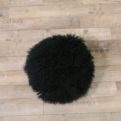 Mongolian Round Pillow Cover & Insert