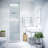 Passion 24" W x 70" H Hinged Frameless Shower Door with Tsunami Guard-50266324