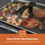 GEEPAS 1600W Electric Barbecue 2-in-1 Grill With Hot Plate with Built In Drip Tray