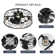 20.07" Crystal Farmhouse Reversible Caged Ceiling Fan with Light Kit and Remote Control