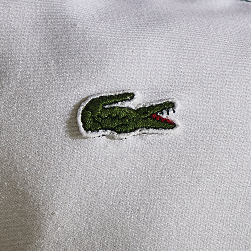 Lacoste Tiebreak Full/Queen Size 3-Piece Comforter Set, Premium Cotton Percale Cover with Microfiber Fill, Soft Breathable All-Season, White
