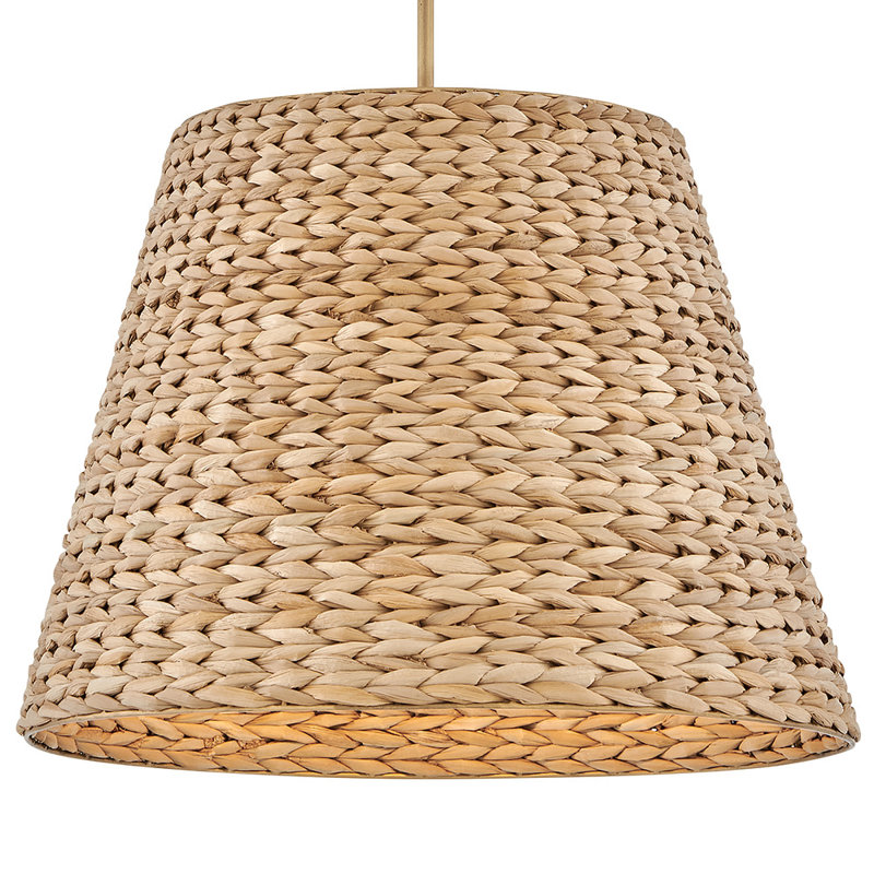 SEABROOK Chandelier, Burnished Gold